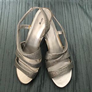 Apt. 9 Silver Glitter heels